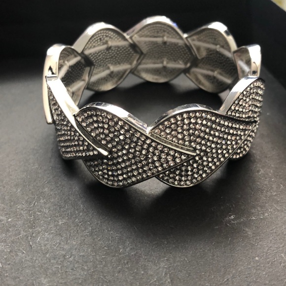 Diamond fancy jewelry bangle bracelet - Picture 2 of 4